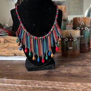 Multi colored necklace
